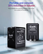 GIN Foldable Retractable Fast Charger