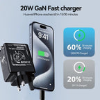 GIN Foldable Retractable Fast Charger