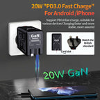 GIN Foldable Retractable Fast Charger